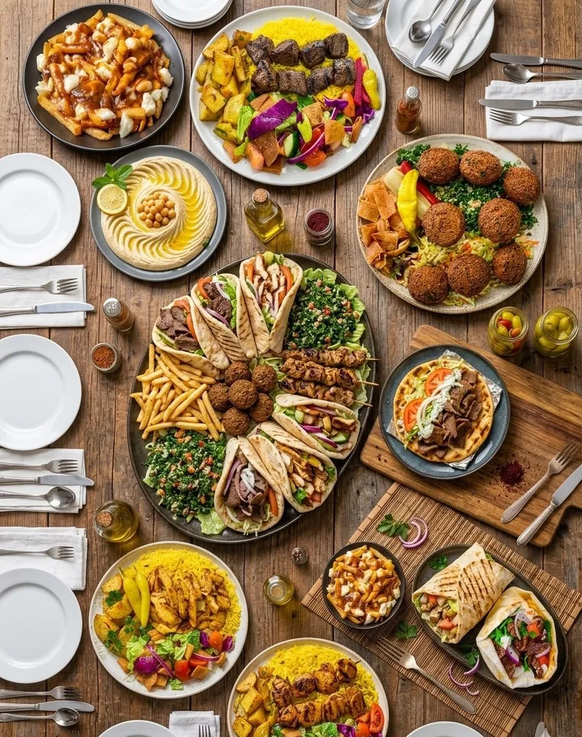 Mediterranean catering services by Donair and Shawarma House for events in Sherwood Park