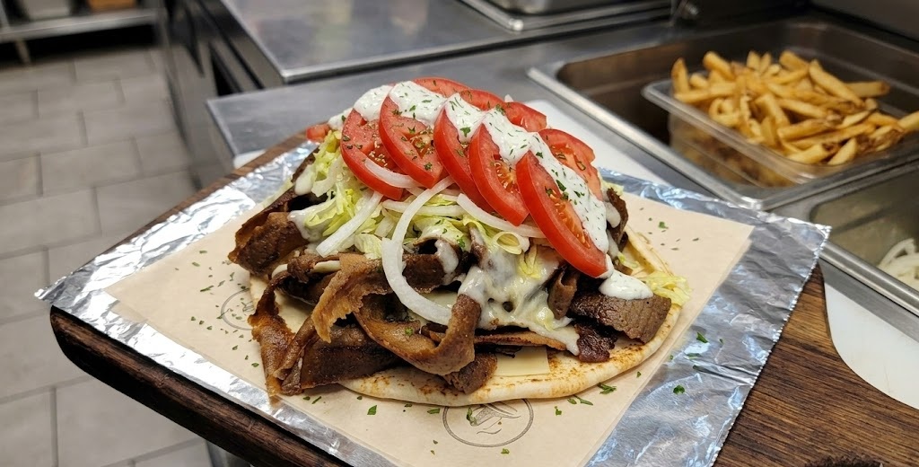Donair wraps and cheese donair at Donair and Shawarma House Sherwood Park